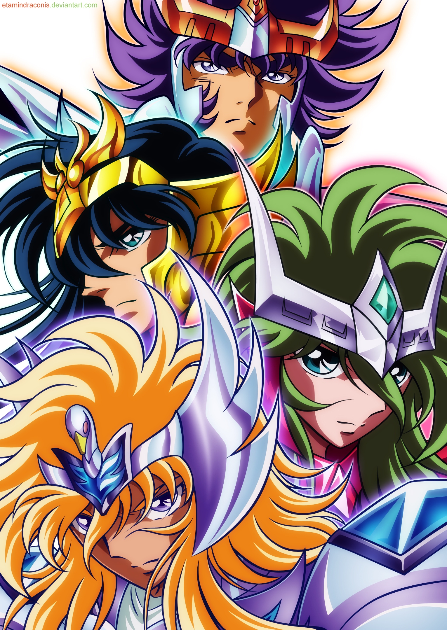 Saint Seiya Omega | Characters | Fanarts by EtaminDraconis | Pharaon